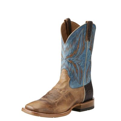 Ariat Western: Arena Rebound Botas Western Hombre - Marrones / Azules (IDSGM4589)